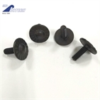 Curtain screw round flange head customized size black oxide